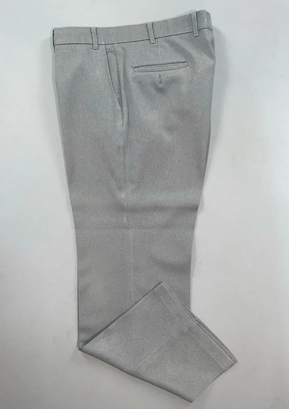 Levi's Vintage Sta-Prest Flat Front Easy Care Action Slacks. Light Gray, 36X30.